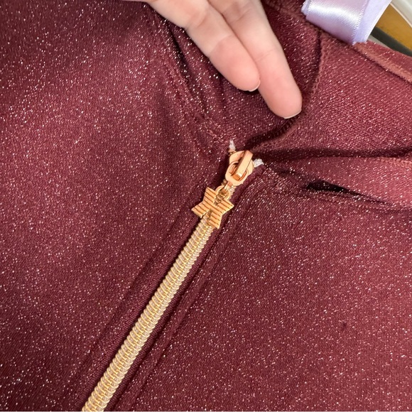Savage X Fenty Maroon Jumpsuit with Gold Accents - Picture 3 of 7